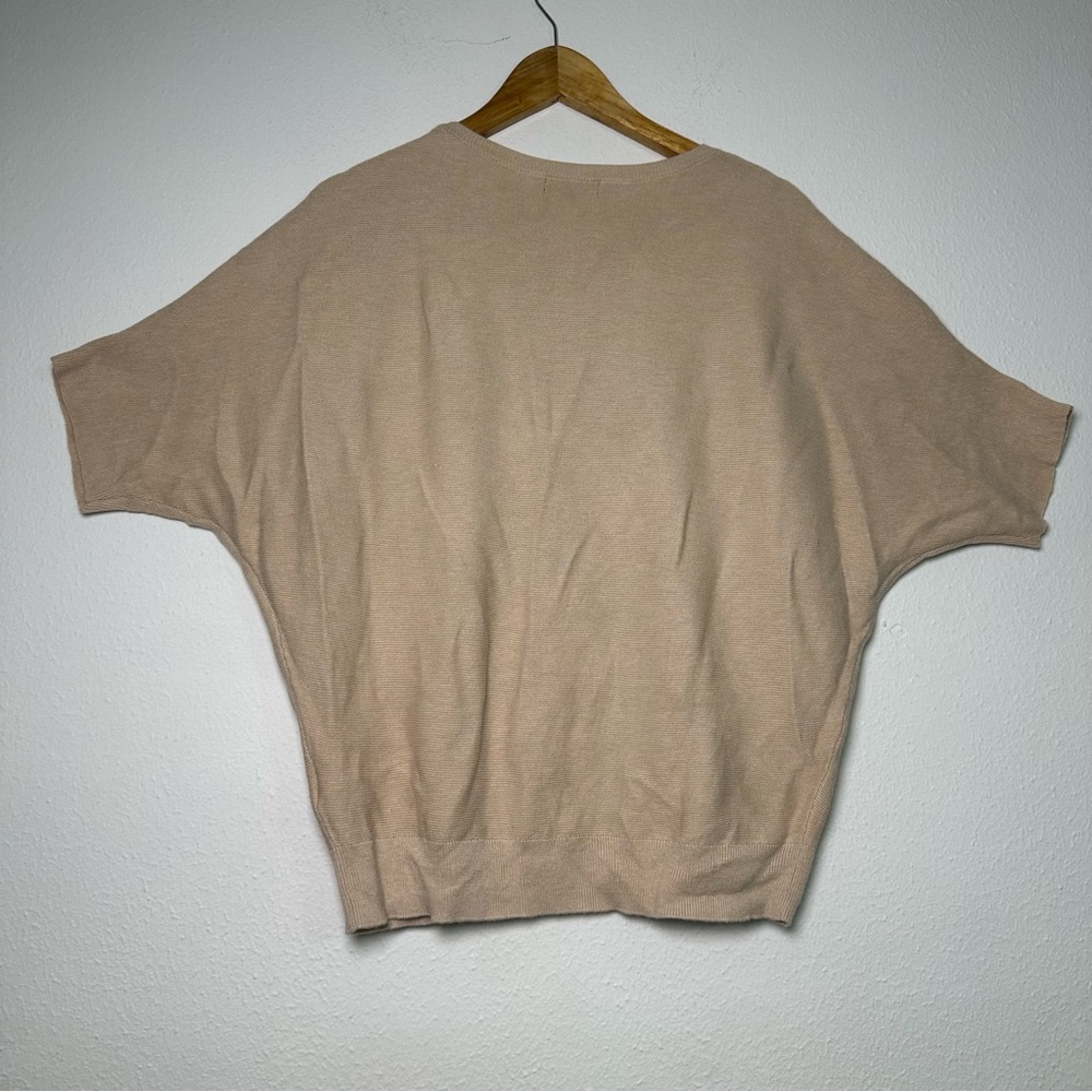 Quince Women's Cashmere Lightweight Link-Organic Cotton Crew Neck Sweater Top - Picture 3 of 11